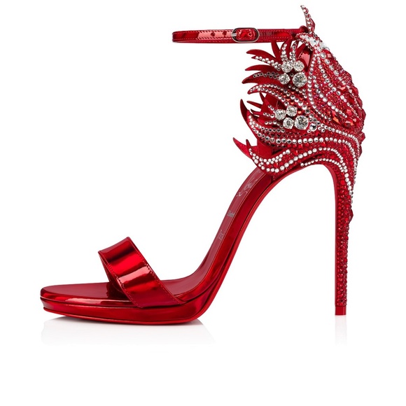 Loubi Vega Crystal-Embellished Stiletto Sandals - Picture 2 of 6